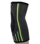 Компрессионный налокотник MadMax MFA-283 3D Compressive elbow support Dark grey/Neon green (1шт.) M - изображение 9