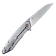 Нож складной туристический Ruike P831S-SA, (8.5 см) 14C28N / 3cr14n серый - изображение 2
