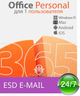 Microsoft 365 Персональний, Office 365 Personal, річна підписка для 1 користувача (ESD - електронний ключ, всі мови) (QQ2-00004) - зображення 1