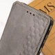 Шкіряний чохол-книжка GETMAN Cubic (PU) для Samsung Galaxy A05 Сірий - изображение 4