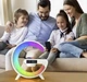 Лампа-нічник з будильником, бездротовою зарядкою, Bluetooth-колонкою G-Smart RGB - изображение 2