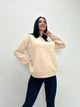 Женский теплый батник "Wear", бежевый 46-48 - изображение 3