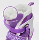 Коньки раздвижные ледовые Zelart Dingxing 023 размер 35-38 Purple-White - изображение 3