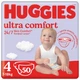 Підгузок Huggies Ultra Comfort 4 (7-18 кг) Jumbo для хлопчиків 50 шт (5029053567587) - зображення 1