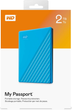 Dysk twardy Western Digital My Passport 2TB WDBYVG0020BBL-WESN 2.5" USB 3.0 External Blue - obraz 6