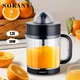 Універсальний Соковитискач Sokany SK-CZ-626 40 Вт 1.2 л Чорний - зображення 2