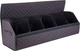 Сумка органайзер у багажник EVAtech ECO XXL 30 x 30 x 100 см Чорна з червоною ниткою (EHECEWBRBB) - зображення 4