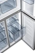 Gorenje Холодильник SBS, 182х64х80см, 4 двері, 265(129)л, А++, Інвертор , Зона св-ті, Внутр. Диспл, Нерж - изображение 6
