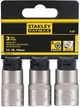 Набор торцевых головок Stanley 1/2 Maxi Drive с шестигранным профилем 3 шт (FMMT17094-0) - изображение 7