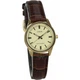 Жіночий годинник Casio LTP-V005GL-9AUDF в жовто-золотистому кольорі з коричневим відтінком. - зображення 6