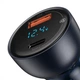 Зарядний пристрій Baseus Particular Digital Display PPS Dual Quick Charger 65W USB + Type-C silver - зображення 5