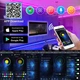 Светодиодная LED лента RGB+W 5050 с Wi-Fi контроллером и пультом 5 метров управление с телефона. Разноцветная с белим светом - изображение 4
