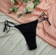 Трусы стринги высокие регулируемые Lormar ХS/S черные (1-51255Б) - изображение 1