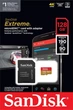 Карта пам`ятi MicroSDXC 128GB C10 UHS-I SanDisk Extreme V30 U3 R190/W90MB/s + SD (SDSQXAA-128G-GN6MA) - зображення 3