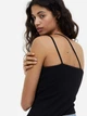 Боди-майка женская H&M A1810-1157808 XS Черная (1254054479) - изображение 3
