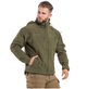 Тактическая куртка Mil-Tec SOFTSHELL JACKET SCU OLIVE 10864012 - 2XL - изображение 7