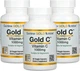 Набір Вітамін C, 1000 мг, California Gold Nutrition, Gold C, 60 вегетаріанських капсул 3 штуки - зображення 1