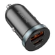 Зарядне автомобільне BOROFONE BZ22 Scenery 1хUSB/1хType-C PD30W+QC3.0/3A Чорний - изображение 4