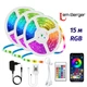 Светодиодная LED лента Lem Berger 450LED RGB, 15 метров, с пультом, с управлением через приложение, водостойкая, музыкальная, 3309814 - изображение 1