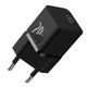 Зарядний мережевий пристрій Baseus GaN5 20W 1Type-C (CCGN050101) Black - изображение 1