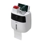 Держатель для туалетной бумаги и бумажных полотенец в ванную Towel Holder Ecoco Белая - изображение 2