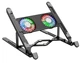 Подставка для ноутбука HOCO Brilliant heat dissipation folding notebook stand DH17 - изображение 1