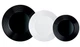 Сервиз столовый чёрно-белый Luminarc Harena Black/White 18 предметов (N1518) - изображение 2
