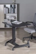 Приставной мобильный столик с регулировкой высоты Officepro ODM380B Black - изображение 6