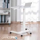Приставной мобильный столик с регулировкой высоты Officepro ODM380W White - изображение 2