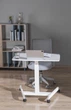Приставной мобильный столик с регулировкой высоты Officepro ODM380W White - изображение 18