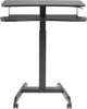Приставний мобільний столик із регулюванням висоти Officepro ODM460B Black - зображення 4