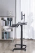Приставний мобільний столик із регулюванням висоти Officepro ODM460B Black - зображення 18