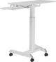 Приставной мобильный столик с регулировкой высоты Officepro ODM460W White - изображение 5