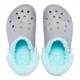 Крокси Baya Lined Fuzz Strap Grey/Ice Blue, розмір 38 - зображення 4