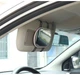 Зеркало в салон автомобиля на солнцезащитный козырек с LED подсветкой AIWA белый 04215 - изображение 2