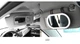 Зеркало в салон автомобиля на солнцезащитный козырек с LED подсветкой AIWA белый 04215 - изображение 3