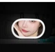 Зеркало в салон автомобиля на солнцезащитный козырек с LED подсветкой AIWA белый 04215 - изображение 9