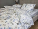 Комплект постільної білизни Комфорт Текстиль linen Блакіть Двоспалений (2070180004) - зображення 6