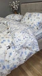 Комплект постільної білизни Комфорт Текстиль linen Блакіть Двоспалений (2070180004) - зображення 8