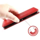 Чохол Deexe Retro Style для ZTE Blade V50 Design / Blade A73 - Red - зображення 3