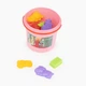 Кінетичний пісок Danko Toys KidSand 1000гр з пасочками рожевий (KS-01-01PN) - зображення 2