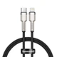 Кабель Baseus Cafule Series Metal Data Cable Type-C to iP PD 20W 1m Black (CATLJK-A01) - зображення 1
