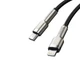 Кабель Baseus Cafule Series Metal Data Cable Type-C to iP PD 20W 1m Black (CATLJK-A01) - зображення 3