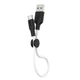Кабель HOCO X21 Plus USB to Type-C 3A, 0.25m, silicone, silicone connectors, Black+White (6931474712448) - изображение 1
