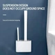 Гнучка силіконова щітка для унітазу з тримачем Cleaner Toilet Brush 384 - зображення 7