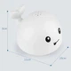 Іграшка для ванної кімнати Кит с фонтаном, що світиться сірий Bath Toy whale - изображение 1