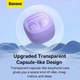 Бездротові навушники Baseus Bowie WM02 True Wireless Earphones BT5.3 40/300mAh 5h (NGTW180105) Purple - зображення 10