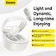 Бездротові навушники Baseus Bowie WM02 True Wireless Earphones BT5.3 40/300mAh 5h (NGTW180102) White - изображение 10