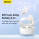 Бездротові навушники Baseus Bowie WM02 True Wireless Earphones BT5.3 40/300mAh 5h (NGTW180102) White - изображение 12