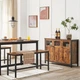 Комод-сервант у вітальню Black Loft_Apartament 100 х 35 х 75 см коричневий чорний - зображення 2